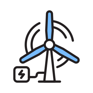 Windmill, Wind Power, Wind Generator, Wind Rotor, Aerogenerator icon