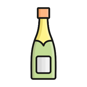 Bottles, Drink, Beverage, Festive, Celebration icon