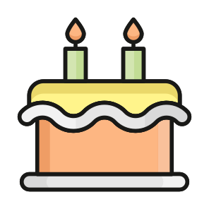 Cake, Muffin, Sweet, Dessert, Bakery icon