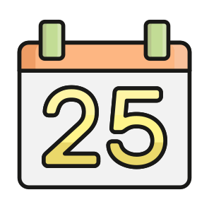 Calendar, Christmas, Holiday, Celebration, Almanac icon
