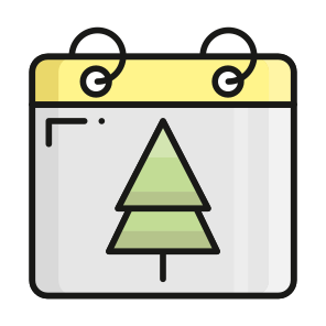 Calendar, Event, Schedule, Christmas, Almanac icon