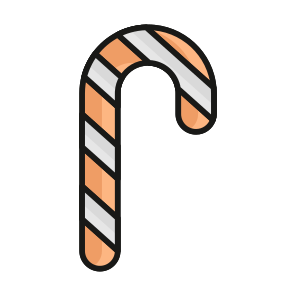 Candy, Cane, Sweet, Confectionery, Stick icon