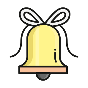 Christmas, Bell, Jingle, Ringing, Alarm icon