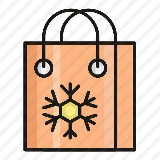 Christmas, Shopping, Bag, Jute, Tote preview