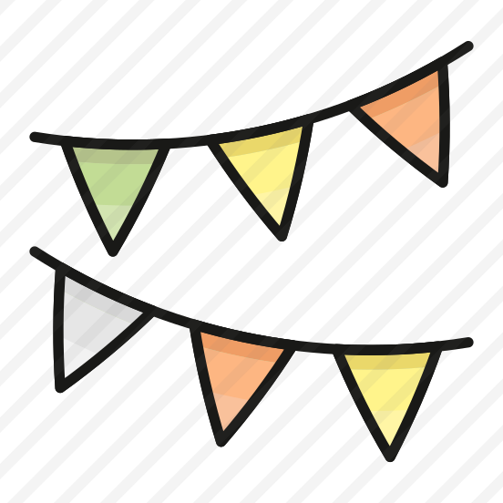 Garlands, Decoration, Pennants, Buntings, Streamer preview