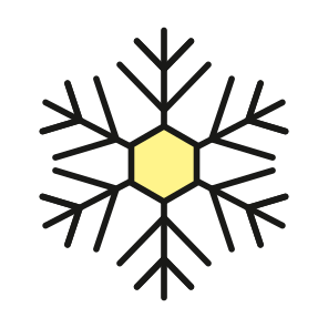 Snowflake, Winter, Cold, Snow, Weather icon