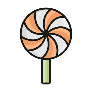 Spiral, Candy, Sweet, Lollipop, Dessert icon