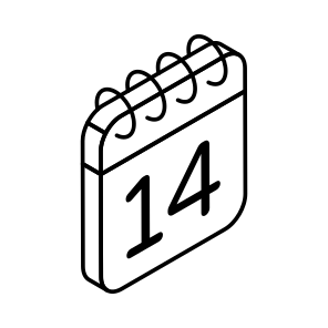 Calendar, Agenda, Date, Valentine, Almanac icon