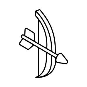 Cupid, Bow, Arrow, Archery, Target icon
