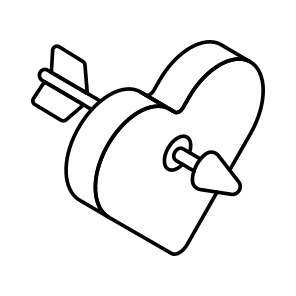 Cupid, Heart, Love, Affection, Passion icon