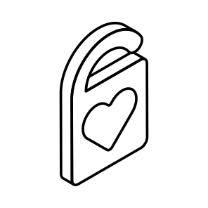 Door, Hanger, Wedding, Sign, Tag icon