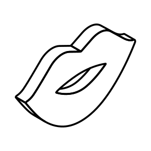 Lips, Romantic, Valentine, Love, Affection icon