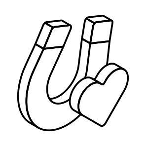 Love, Attraction, Force, Allure, Lodestone icon