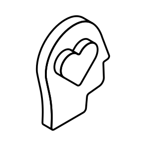 Romantic, Mind, Head, Romance, Peace icon