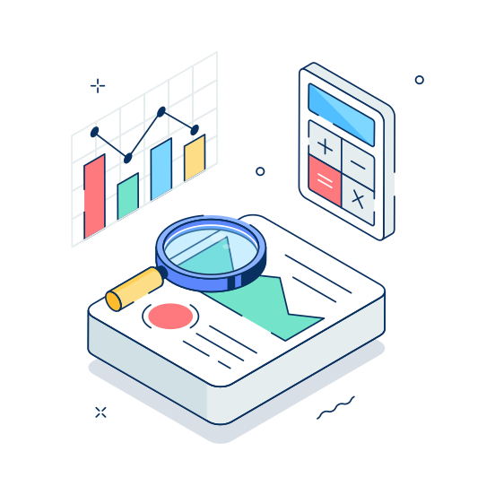 Audit, Report, Financial, Business, Accounting illustration