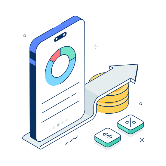 Business, Growth, Financial, Success, Improvement illustration