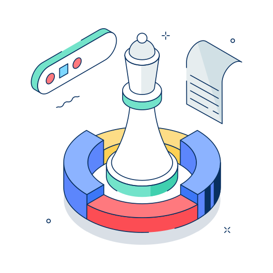 Business, Strategy, Strategic, Planning, Decision illustration