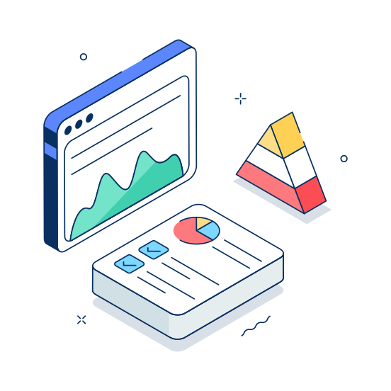 Data, Analytics, Analysis, Statistics, Infographics, illustration