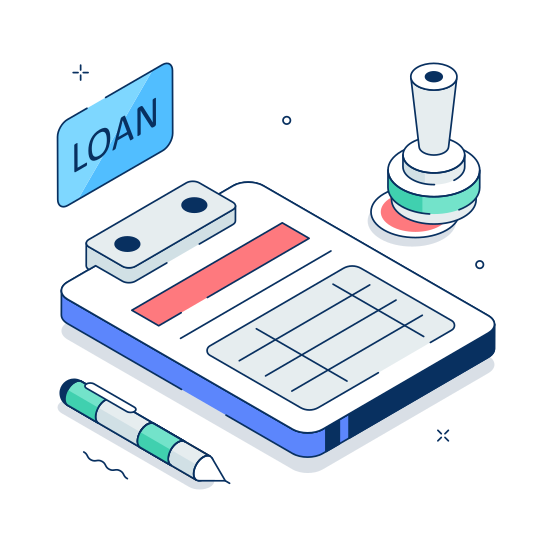 Loan, Application, Finance, Form, Request illustration