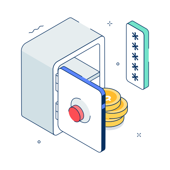 Money, Safety, Protection, Financial, Security illustration