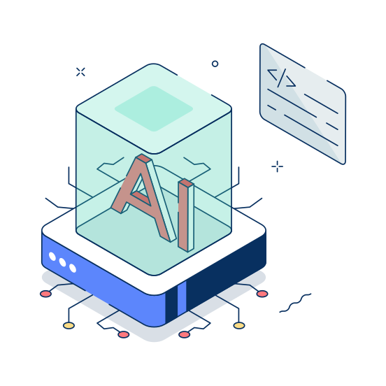 Ai, Artificial Intelligence, Processor, Microchip, Innovation illustration