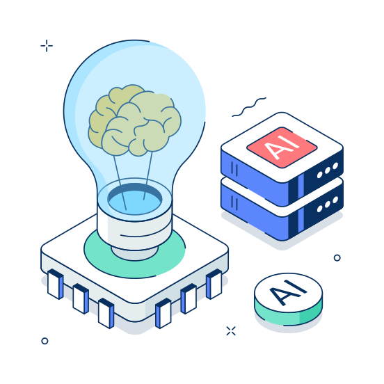 Ai, Innovation, Idea, Artificial Intelligence, Machine illustration