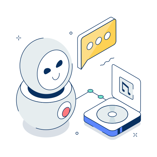 Ai, Media, Assistant, Artificial Intelligence, Digital illustration