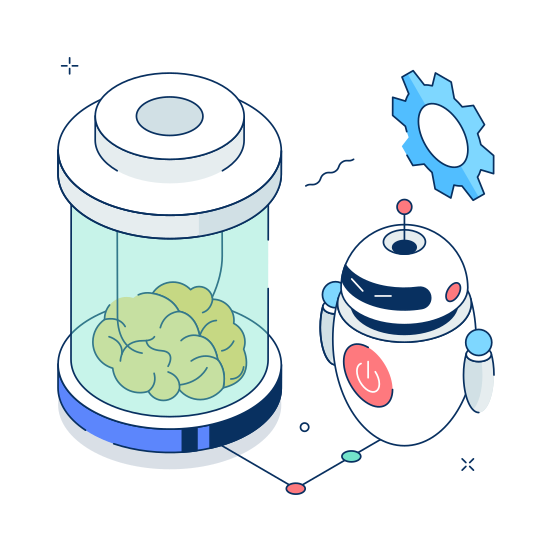 Ai, Robot, Artificial Intelligence, Service, Automation illustration