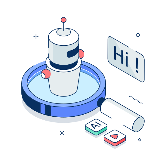 Ai, Search, Data, Analysis, Smart illustration