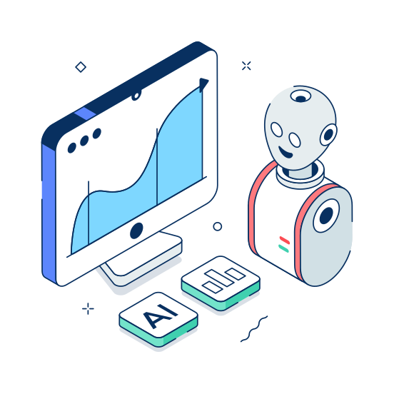 Analytics, Data, Analysis, Robotics, Big Data illustration