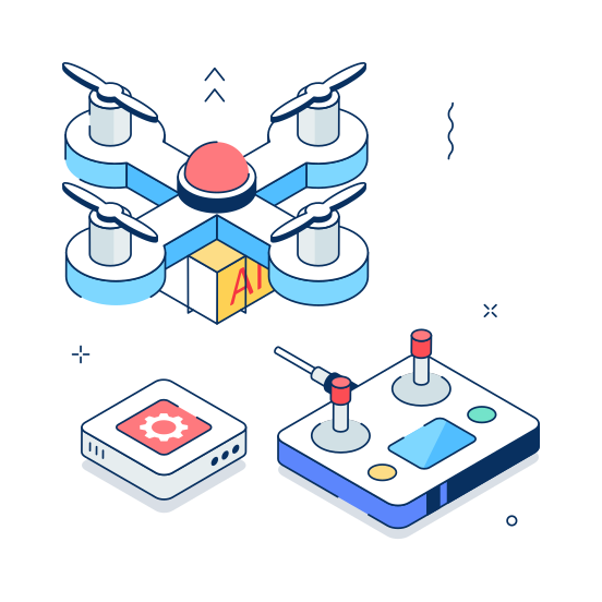 Drone, Technology, Smart,controller, Automation illustration
