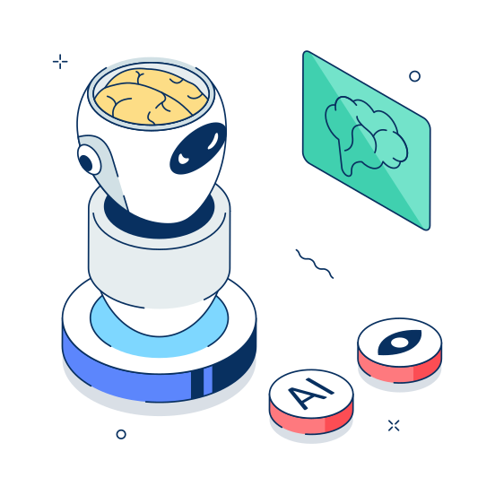 Neural, Network, Brain, Data, Machine illustration