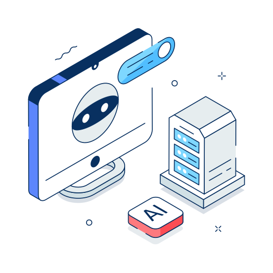 Server, Data, Storage, Datacenter, Database illustration