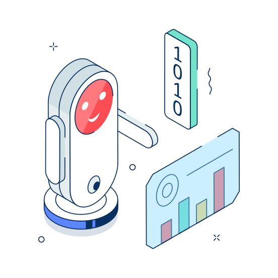 Smart, Robotics, Robot, Automation, Innovation illustration