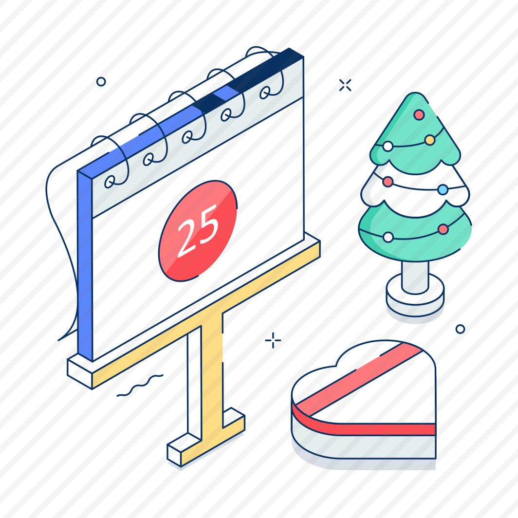 Christmas, Calendar, Date, Schedule, Planning, preview