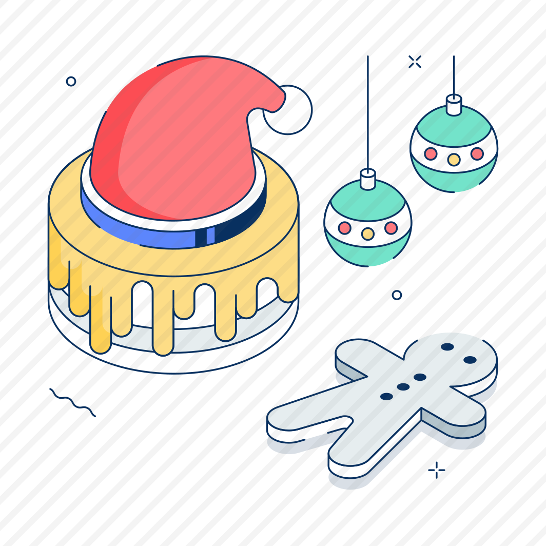 Christmas, Dessert, Sweet, Cake, Gingerbreadman preview