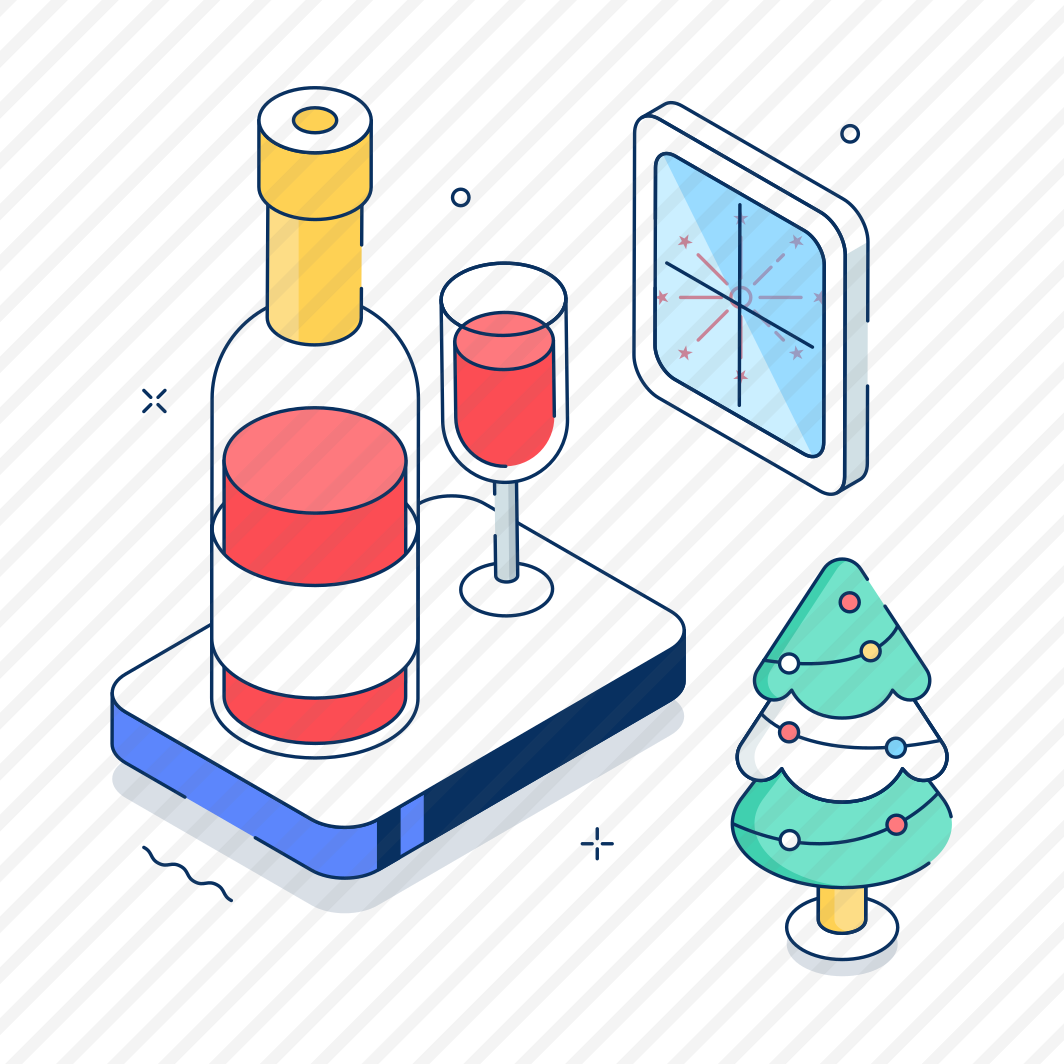 Christmas, Drinks, Celebration, Party, Decoration preview