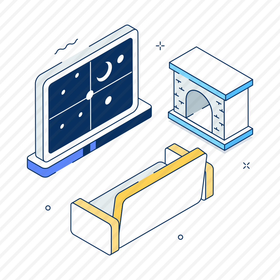 Christmas, Night, Fireplace, Celebration, Decoration preview