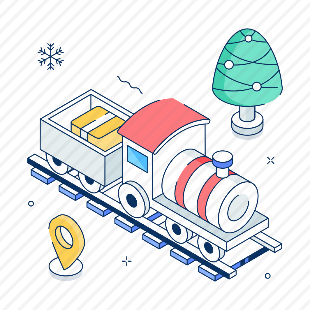 Christmas, Train, Celebration, Decoration, Gifts preview