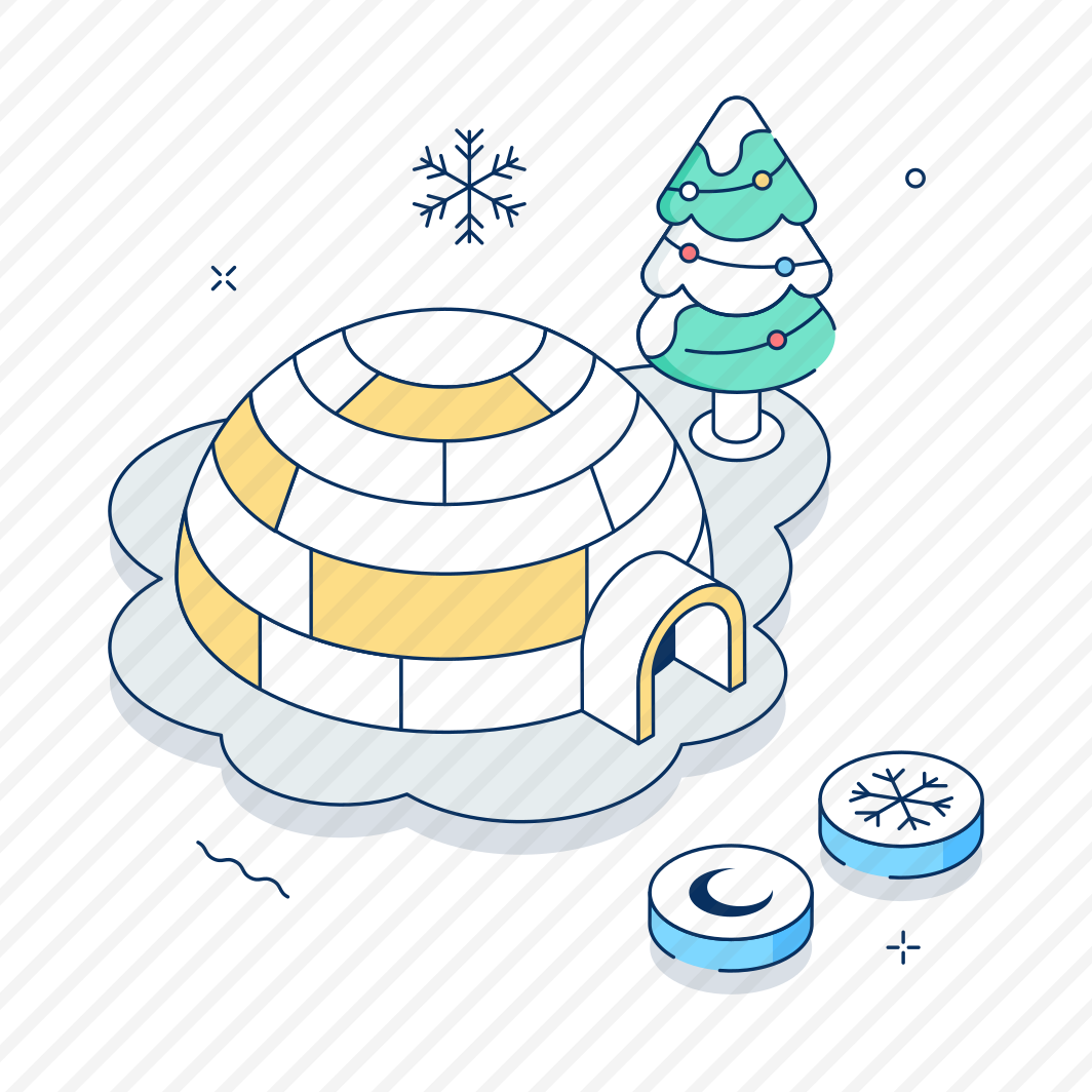 Igloo, Snow, House, Arctic, Building preview