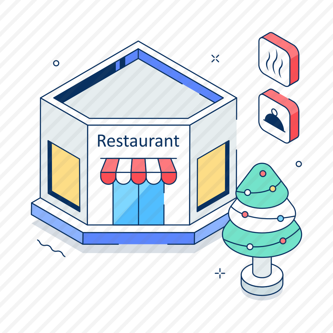 Restaurant, Food, Dining, Eatery, Building preview