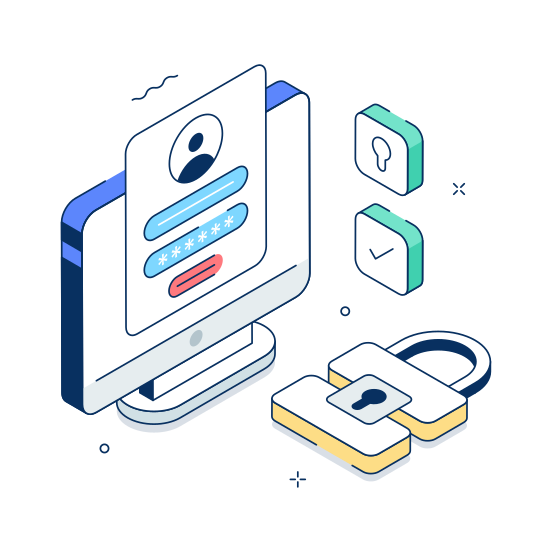 Account, Login, Signup, User, Authentication illustration