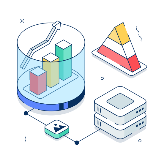 Data, Growth, Business, Corporate, Performance illustration