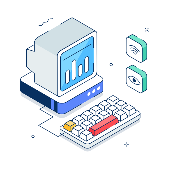 Data, Monitoring, Analytics, Performance, Statistics, illustration