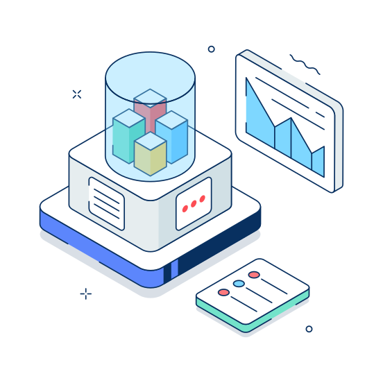 Data, Processing, Workflow, Automated, Artificial Intelligence illustration