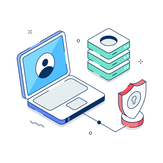 Data, Protection, Authentication, Security, Safety illustration