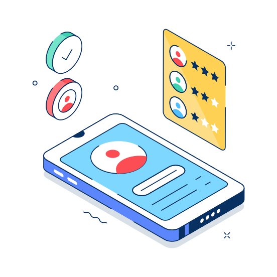 User, Reviews, Customer, Feedback, Rating illustration