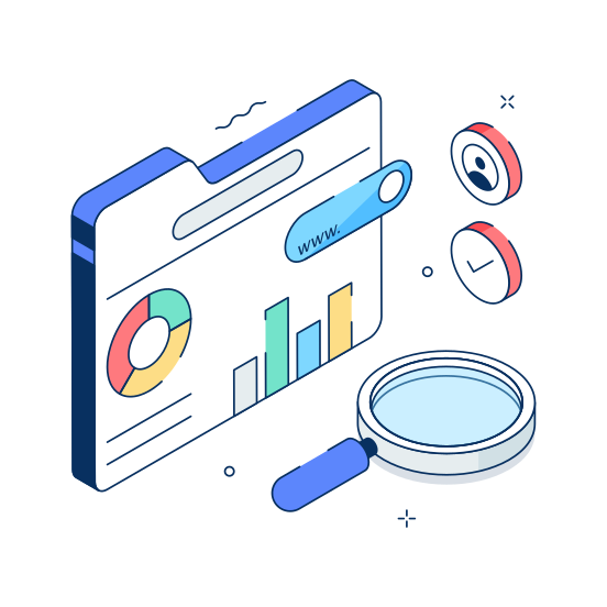 Web, Analytics, Analysis, Statistics, Stats illustration