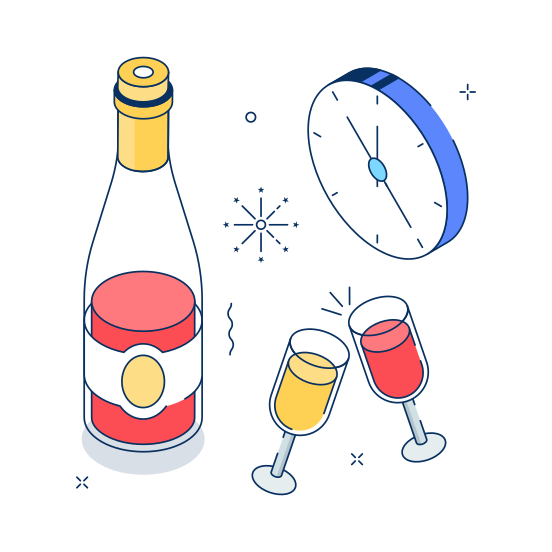 Midnight Cheers illustration
