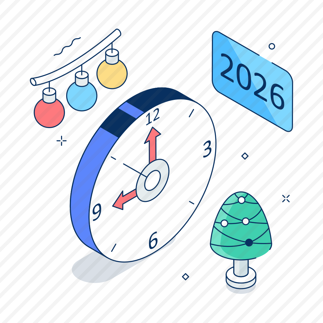 New Year Clock preview